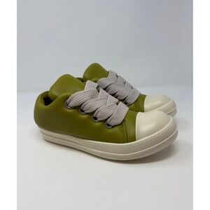 Rick Owens Mainline Padded Jumbo Lace Ramones Green Size 7 US 40 EU